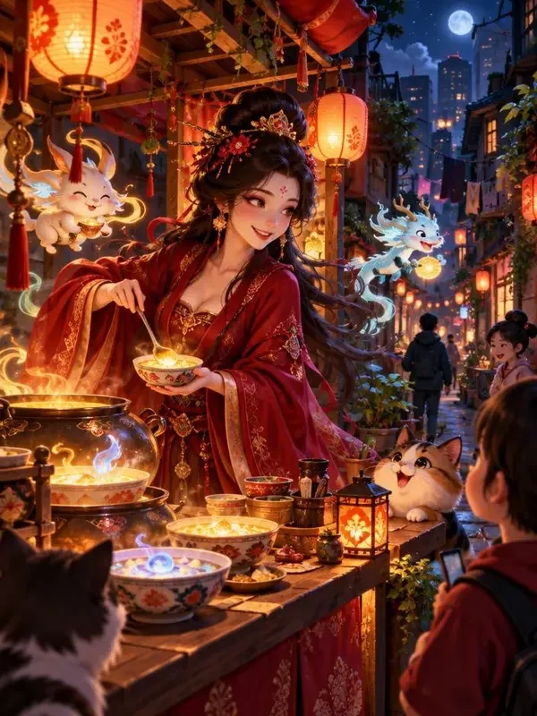 孟婆在城中村摆摊 - 第一视频 孟婆在城中村摆摊封面